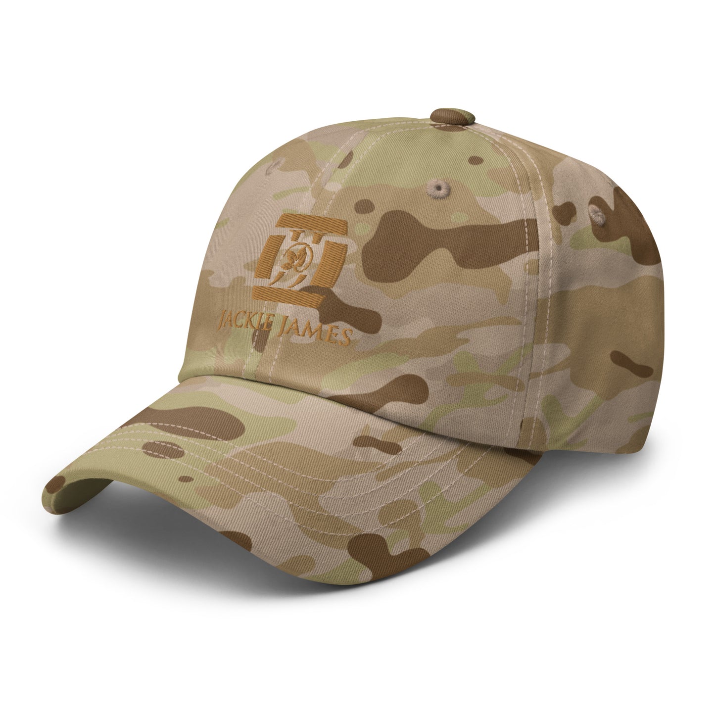 JACKIE JAMES CAMO DAD HAT