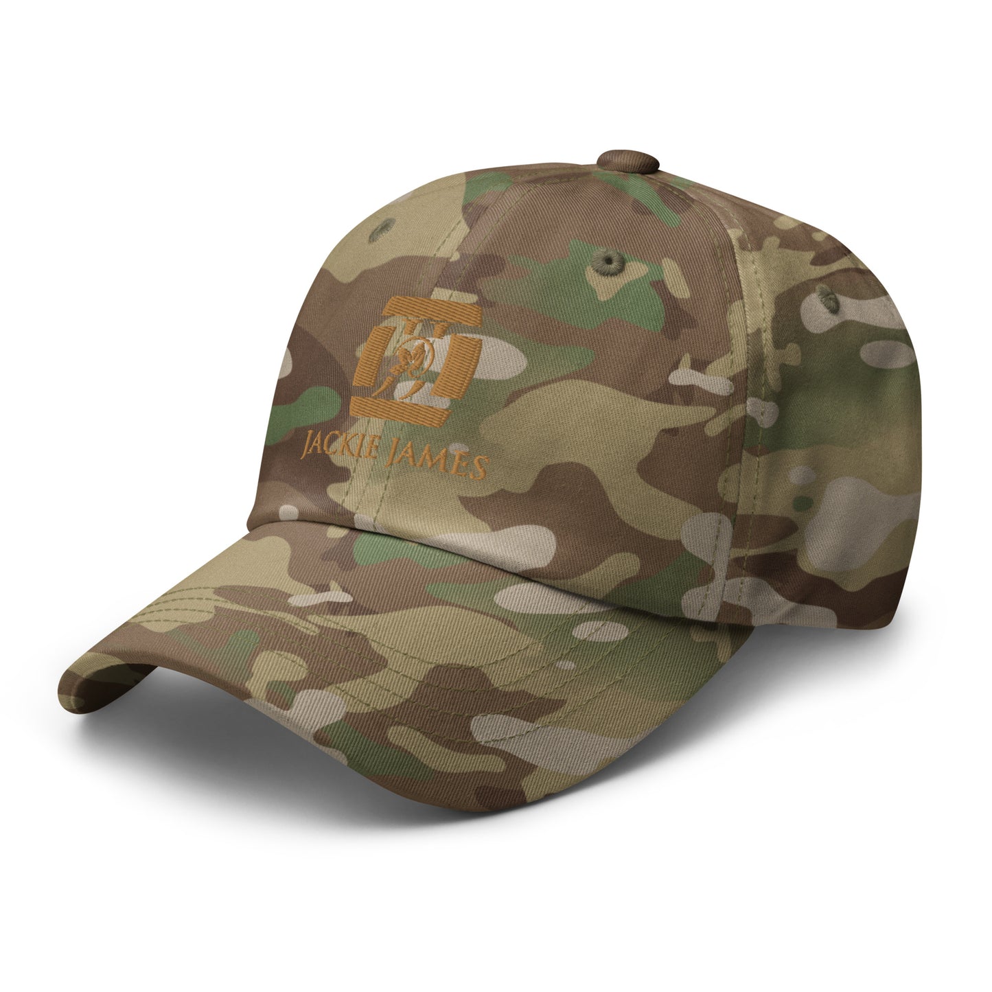 JACKIE JAMES CAMO DAD HAT