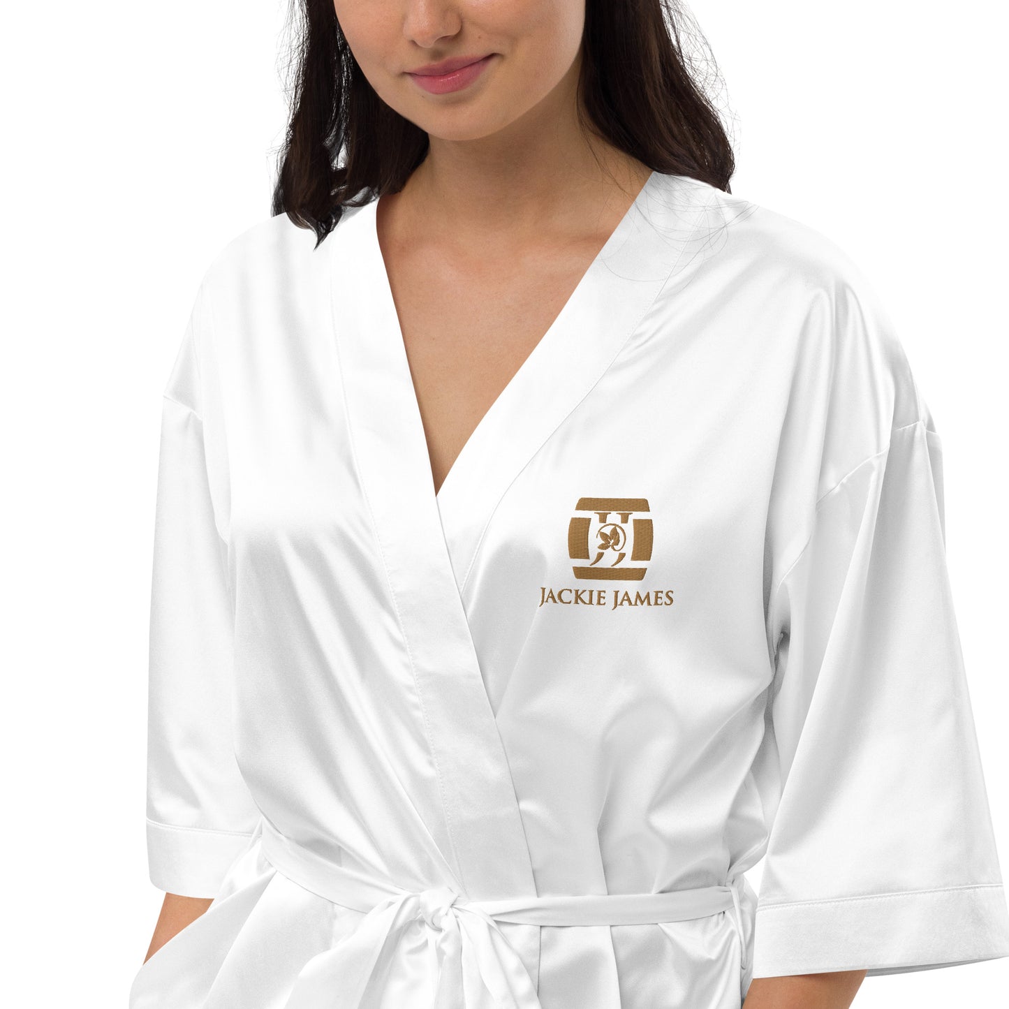 JACKIE JAMES SATIN ROBE